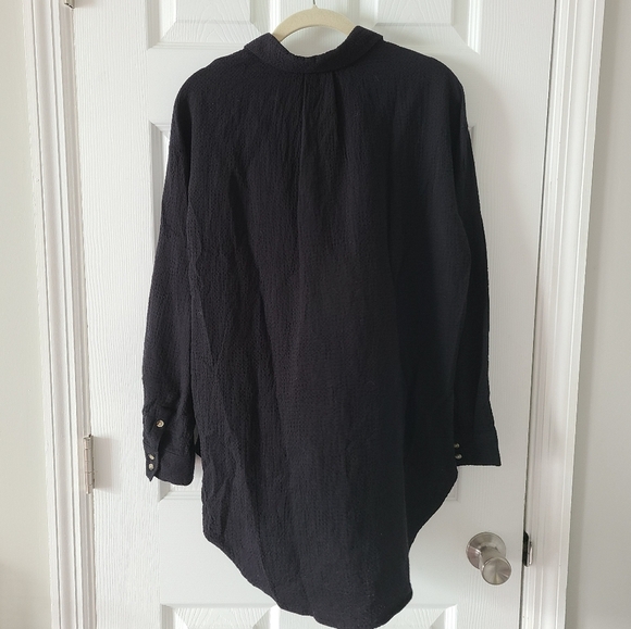 Pilcro Crinkle Cotton Button Down - Picture 6 of 7